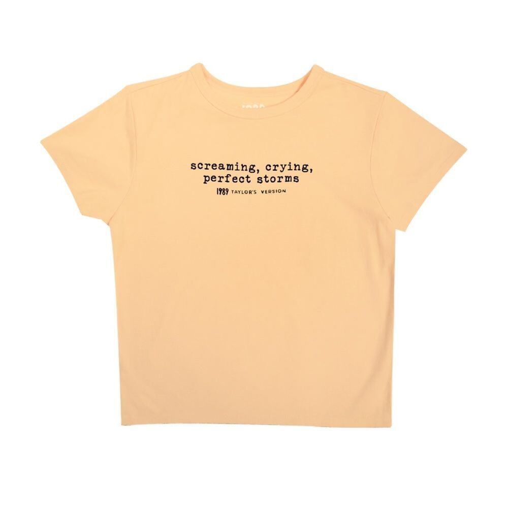 NEW TAYLOR SWIFT 1989 BABY TEE size XS 'Blank Space' Short Sleeve T-Shirt Merch